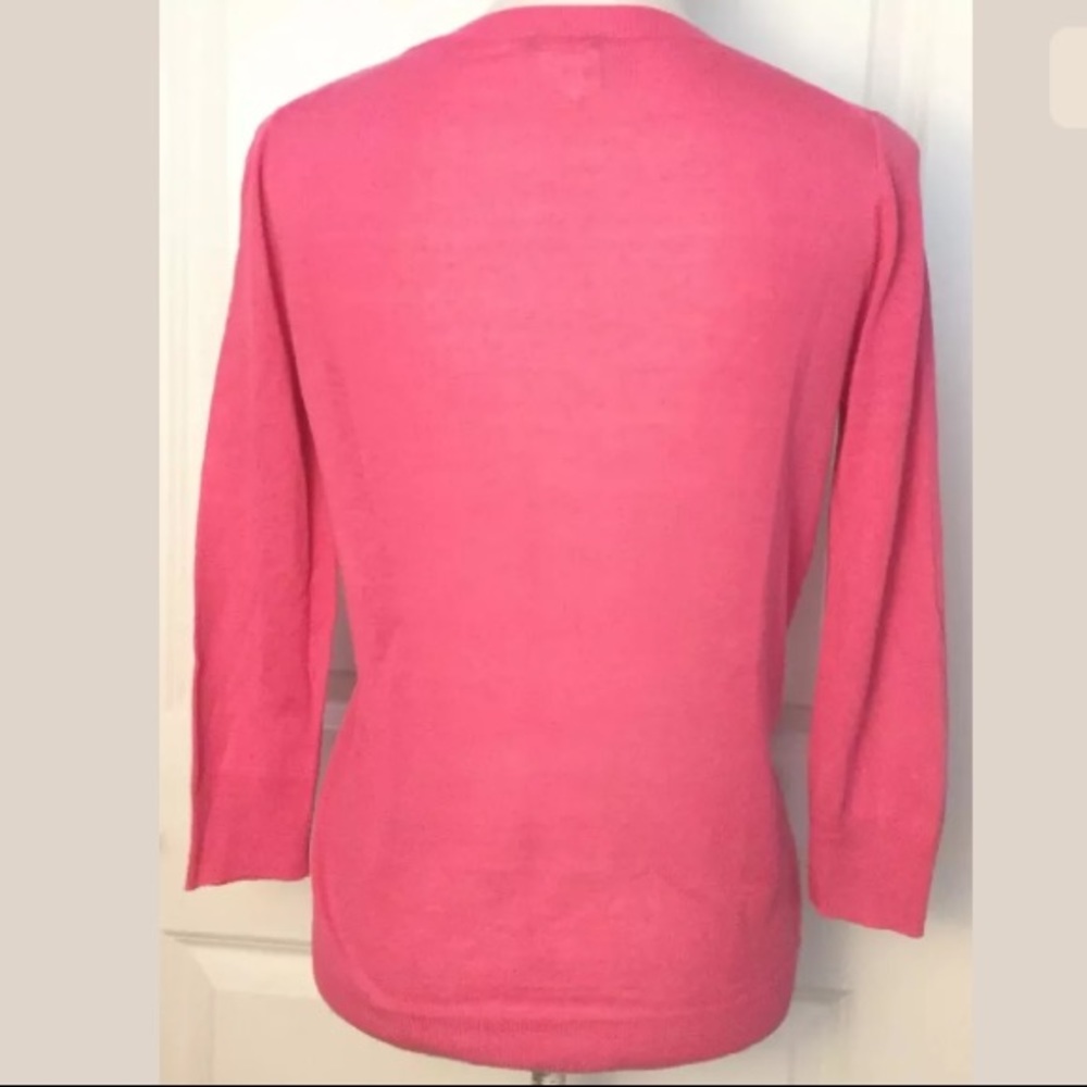 J. Crew VNeck Silk Linen Blend Lightweight Sweater - Picture 3 of 5